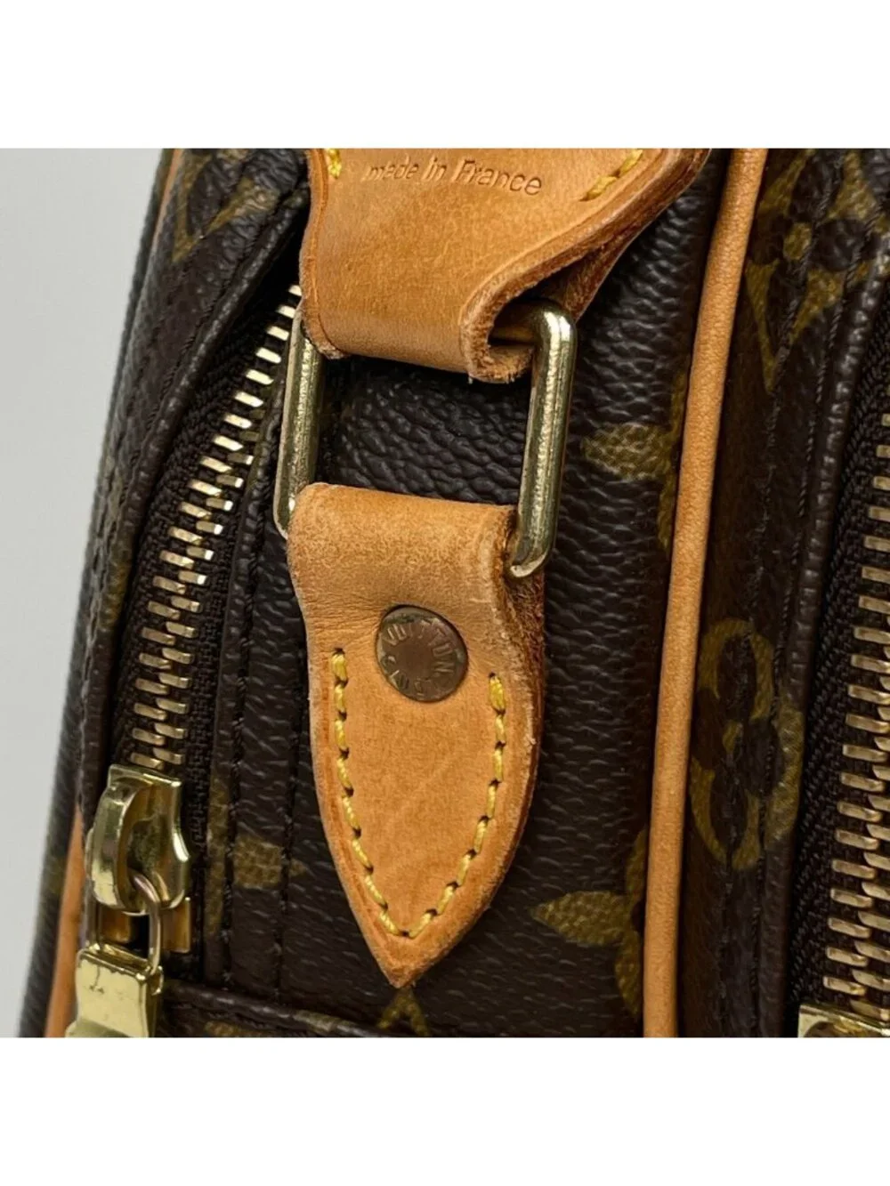 Louis Vuitton Reporter PM Shoulder Bag Crossbody Monogram Brown